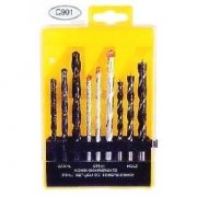 9 PCS COMBINATION DRILL SET