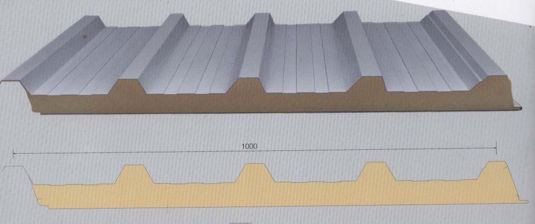 PU roof panel